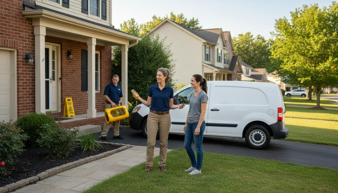 Water restoration image for Fire And Smoke Damage Restoration in Damon, TX